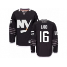 Men's Reebok New York Islanders #16 Andrew Ladd Authentic Black Third NHL Jersey