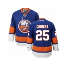 Men's Reebok New York Islanders #25 Jason Chimera Authentic Royal Blue Home NHL Jersey