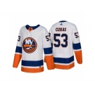 Men's adidas 2018 Season New York Islanders #53 Casey Cizikas New Outfitted Jersey