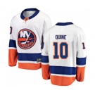 New York Islanders #10 Alan Quine Fanatics Branded White Away Breakaway NHL Jersey