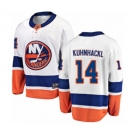 New York Islanders #14 Tom Kuhnhackl Fanatics Branded White Away Breakaway NHL Jersey