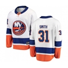 New York Islanders #31 Billy Smith Fanatics Branded White Away Breakaway NHL Jersey