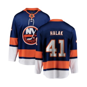 New York Islanders #41 Jaroslav Halak Fanatics Branded Royal Blue Home Breakaway NHL Jersey