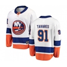 New York Islanders #91 John Tavares Fanatics Branded White Away Breakaway NHL Jersey