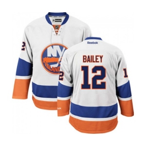 Reebok New York Islanders #12 Josh Bailey Authentic White Away NHL Jersey