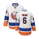 Reebok New York Islanders #6 Ryan Pulock Authentic White Away NHL Jersey