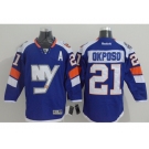 nhl jerseys new york Islanders #21 okposo blue