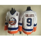 nhl jerseys new york Islanders #9 gillies white[patch A]