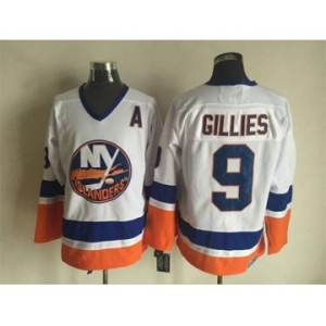 nhl jerseys new york Islanders #9 gillies white[patch A]