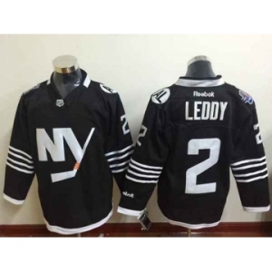 nhl jerseys new york islanders #2 leddy black[2015 new][leddy]