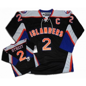 nhl jerseys new york islanders #2 streitt black