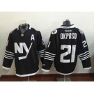 nhl jerseys new york islanders #21 okposo black[2015 new][patch A]