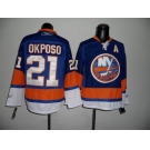 nhl jerseys new york islanders #21 okposo lt.blue