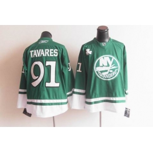 nhl jerseys new york islanders #91 john tavares green