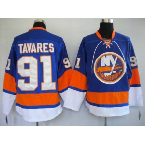 nhl new york Islanders#91 tavares blue third edition