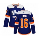 Women Adidas New York Islanders #16 Andrew Ladd Authentic Blue Alternate NHL Jersey