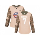 Women Adidas New York Islanders #7 Jordan Eberle Camo Authentic 2017 Veterans Day Stitched NHL Jersey