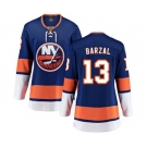 Women New York Islanders #13 Mathew Barzal Fanatics Branded Royal Blue Home Breakaway NHL Jersey