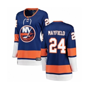 Women New York Islanders #24 Scott Mayfield Fanatics Branded Royal Blue Home Breakaway NHL Jersey