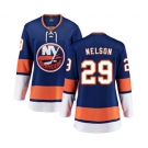 Women New York Islanders #29 Brock Nelson Fanatics Branded Royal Blue Home Breakaway NHL Jersey