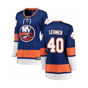 Women New York Islanders #40 Robin Lehner Fanatics Branded Royal Blue Home Breakaway NHL Jersey