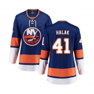 Women New York Islanders #41 Jaroslav Halak Fanatics Branded Royal Blue Home Breakaway NHL Jersey