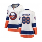 Women New York Islanders #88 Brandon Davidson Fanatics Branded White Away Breakaway NHL Jersey