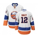 Women Reebok New York Islanders #12 Josh Bailey Authentic White Away NHL Jersey