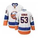 Women Reebok New York Islanders #53 Casey Cizikas Authentic White Away NHL Jersey