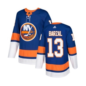 Youth Adidas New York Islanders #13 Mathew Barzal Authentic Royal Blue Home NHL Jersey