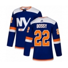 Youth Adidas New York Islanders #22 Mike Bossy Authentic Blue Alternate NHL Jersey