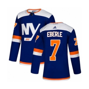 Youth Adidas New York Islanders #7 Jordan Eberle Premier Blue Alternate NHL Jersey