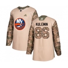 Youth Adidas New York Islanders #86 Nikolay Kulemin Authentic Camo Veterans Day Practice NHL Jersey