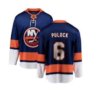 Youth New York Islanders #6 Ryan Pulock Fanatics Branded Royal Blue Home Breakaway NHL Jersey