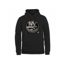 Men's New York Islanders Black Rink Warrior Pullover Hoodie