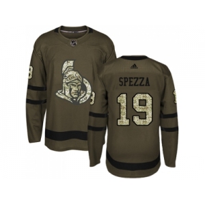 Adidas Ottawa Senators #19 Jason Spezza Green Salute to Service Stitched NHL Jersey
