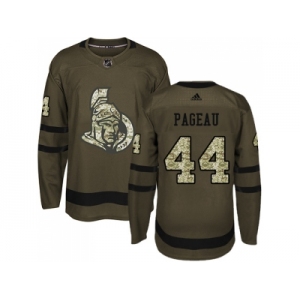 Men Adidas Ottawa Senators #44 Jean-Gabriel Pageau Green Salute to Service Stitched NHL Jersey