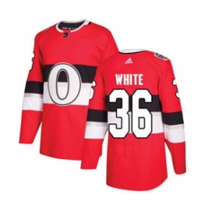 Men's Ottawa Senators #36 Colin White Red 2017 100 Classic Stitched Hockey Jersey