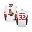 Men's Reebok Ottawa Senators #32 Chris Driedger Authentic White Away NHL Jersey