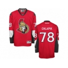Men's Reebok Ottawa Senators #78 Filip Chlapik Authentic Red Home NHL Jersey