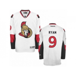 Men's Reebok Ottawa Senators #9 Bobby Ryan Authentic White Away NHL Jersey