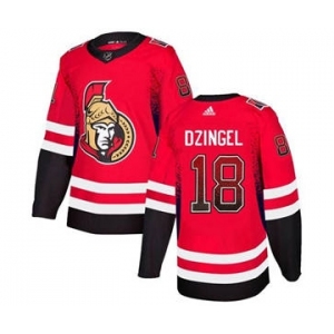 Senators #18 Ryan Dzingel Red Home Drift Fashion Stitched Hockey Jersey