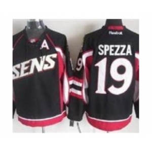 nhl jerseys ottawa senators #19 spezza black[patch A]