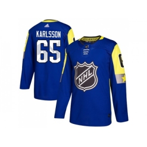 Youth Adidas Ottawa Senators #65 Erik Karlsson Royal 2018 All-Star Atlantic Division Authentic Stitched NHL Jersey