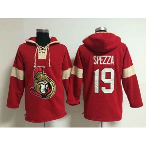 nhl jerseys ottawa senators #19 spezza red[pullover hooded sweatshirt]