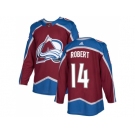 Adidas Colorado Avalanche #14 Rene Robert Burgundy Home Authentic Stitched NHL Jersey