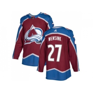 Adidas Colorado Avalanche #27 John Wensink Burgundy Home Authentic Stitched NHL Jersey