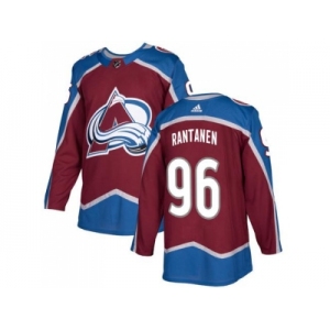 Adidas Colorado Avalanche #96 Mikko Rantanen Burgundy Home Authentic Stitched NHL Jersey