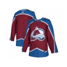 Men Adidas Colorado Avalanche Blank Burgundy Home Authentic Stitched NHL Jersey