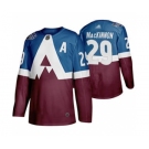 Men's Avalanche #29 Nathan MacKinnon Blue Burgundy Authentic 2019 Stadium Series Stitched Hockey Jersey